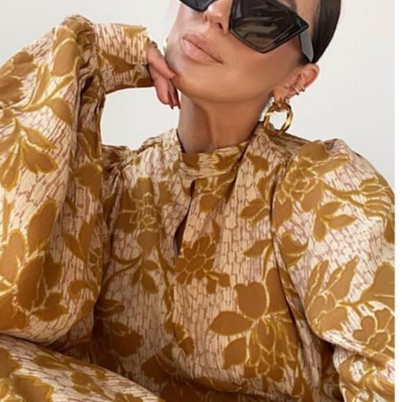 Zara Floral Maxi Dress - Picture 2 of 9